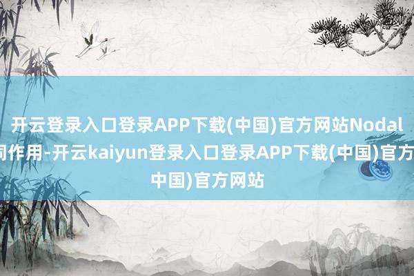开云登录入口登录APP下载(中国)官方网站Nodal)共同作用-开云kaiyun登录入口登录APP下载(中国)官方网站