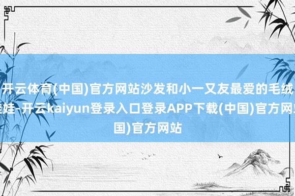 开云体育(中国)官方网站沙发和小一又友最爱的毛绒娃娃-开云kaiyun登录入口登录APP下载(中国)官方网站